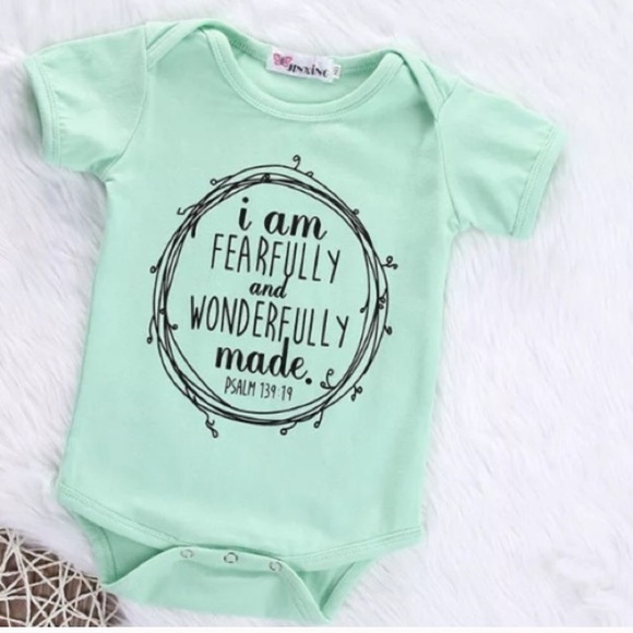 Other - I am Fearfully Wonderfully Made psalm Onesie